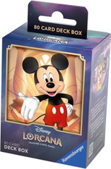 Disney Lorcana TCG The First Chapter Deck Box - Mickey Mouse (Holds 80 cards)